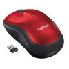 WIRELESS MOUSE M185 RED WRLS .